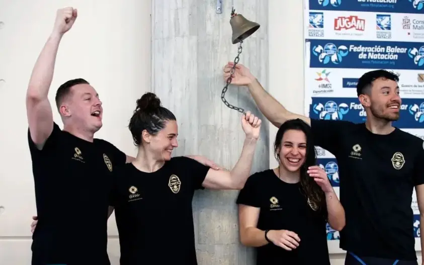 equipo de natación master